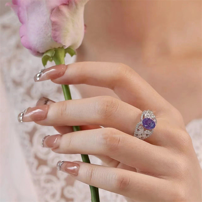Lilac Whisper Ring